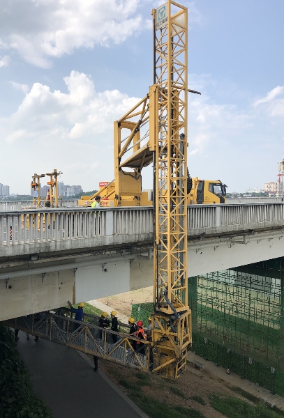 橋梁檢修車出租案例